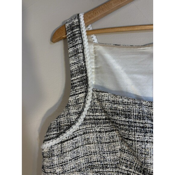 Kobi Halperin Hallie Tweed Metallic Dress NEW Size 16. MSRP $498 - Picture 3 of 9